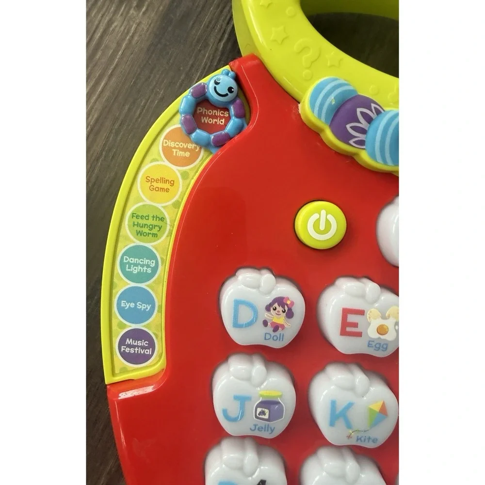VTech ABC‎ Learning Apple Alphabet Electronic Learning Toy w/Lights & Sounds